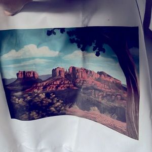 Sedona Arizona apron NWT kitchen cooking grilling canvas NEW